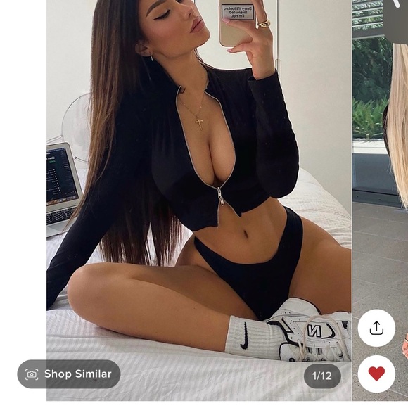 FASHION NOVA ZIPPER TOP - Picture 7 of 7